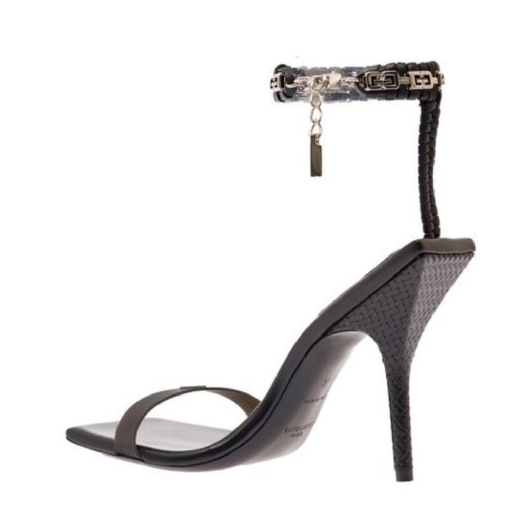 Givenchy G Woven' Sandals With Embossed 4G Logo And Chain